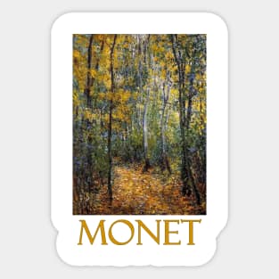 Wood Lane by Claude Monet Sticker